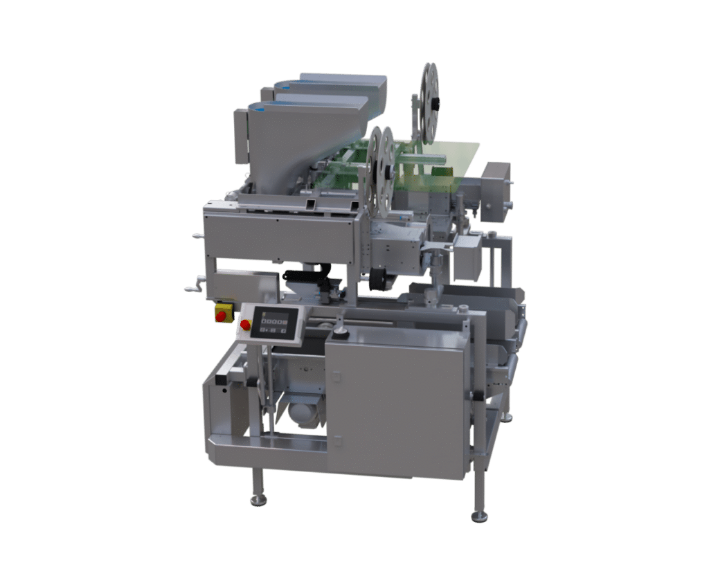 Double Wicket Bagger CA - packaging machine for carrots in wicket bags