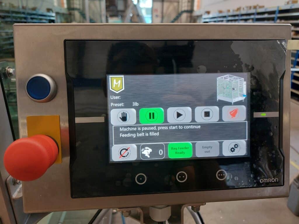 Pouch Filler SF display