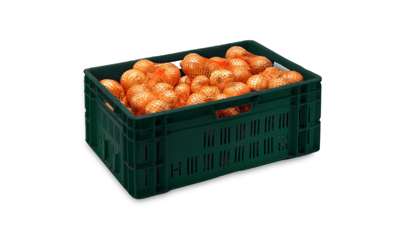 crate with onions