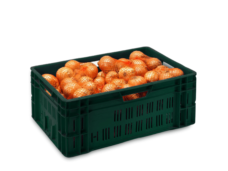 crate with onions