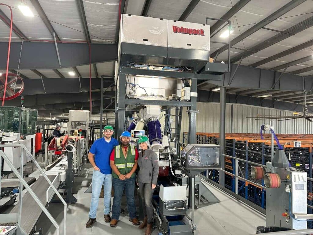 Manter packaging line for onions at Columbia Basin Onion in the USA