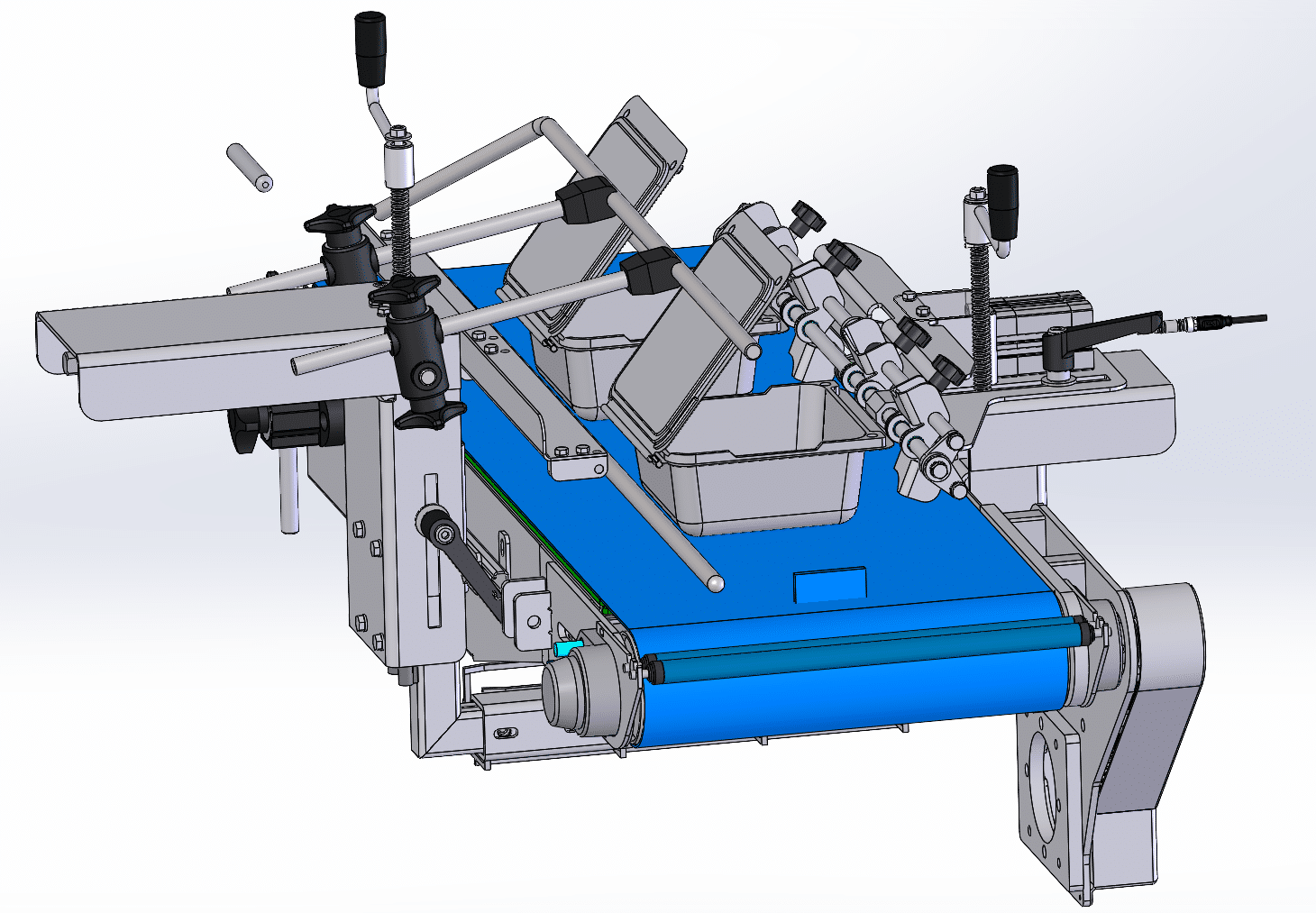 Drawing closing unit