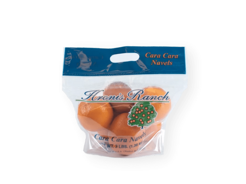 pouch bag with oranges