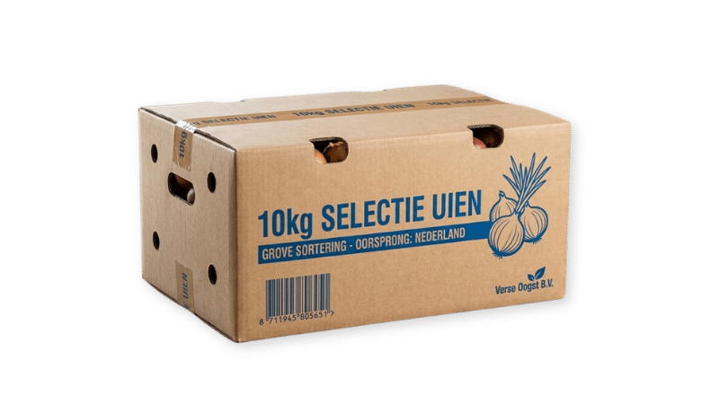 carton with onions