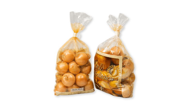 wicket bag with onions