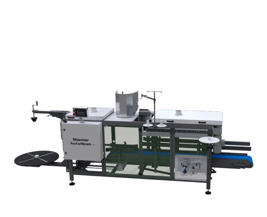 AutoMesh+ rollstock bagger for mesh bags