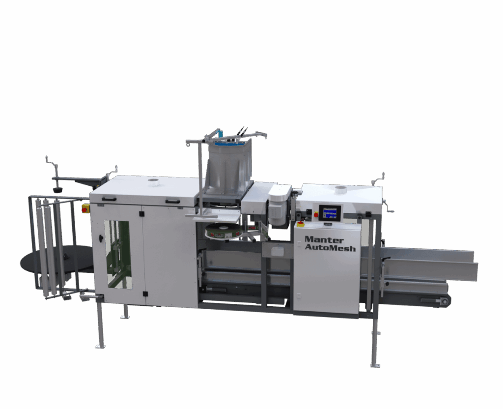AutoMesh rollstock bagger for mesh bags